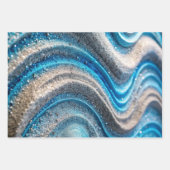 Blue Sands Geschenkpapier Set (Vorderseite)