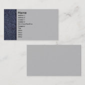 Blue Sandstone Visitenkarte (Vorne/Hinten)