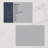 Blue Sandstone Visitenkarte (Vorne/Hinten)
