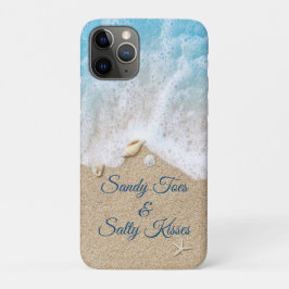 Blue Sandy Toes Salty Kisses Case-Mate iPhone Hülle