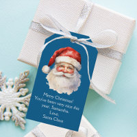 Blue Santa Claus Personalisiert Kids Weihnachten