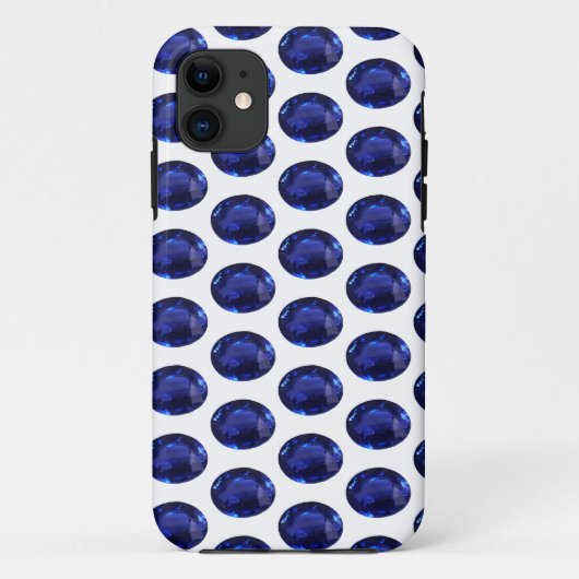 Blue Sapphire Case-Mate iPhone Hülle (Rückseite)