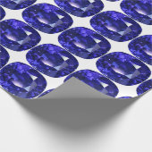 Blue Sapphire Geschenkpapier (Ecke)