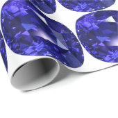 Blue Sapphire Geschenkpapier (Rolleneckpunkt)