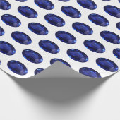 Blue Sapphire Geschenkpapier (Ecke)