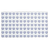 Blue Sapphire Heart Kissenbezug (Vorderseite-Rechts)