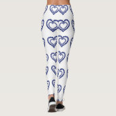 Blue Sapphire Heart Leggings (Rückseite)