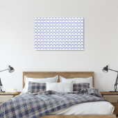 Blue Sapphire Heart Leinwanddruck (Insitu (Schlafzimmer))