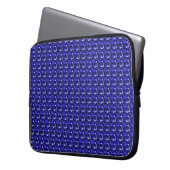Blue Sapphire Laptopschutzhülle (Vorderseite Links)
