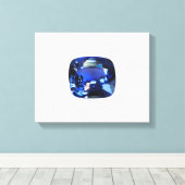 Blue Sapphire Leinwanddruck (Insitu (Holzboden))