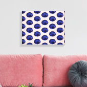 Blue Sapphire Leinwanddruck (Insitu (Wohnzimmer))