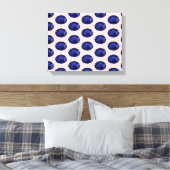 Blue Sapphire Leinwanddruck (Insitu (Schlafzimmer))