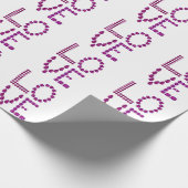 Blue Sapphire Liebe Geschenkpapier (Ecke)