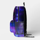 Blue Sapphire Night Sky Bedruckter Rucksack (Rechts)