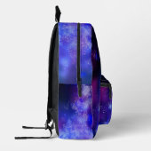 Blue Sapphire Night Sky Bedruckter Rucksack (Links)