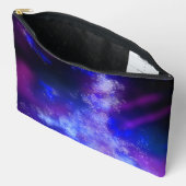 Blue Sapphire Night Sky Zubehörtasche (Offen)