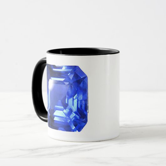 Blue Sapphire Tasse (Vorderseite Links)