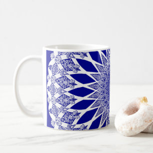 Blue Sapphire Tristyns Mandala Kaffeetasse