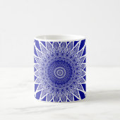 Blue Sapphire Tristyns Mandala Kaffeetasse (Mittel)