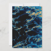 Blue Sapphire Watercolor Geode BarefootBride™ (Rückseite)