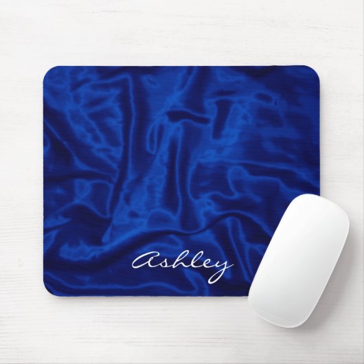 Blue Satin - Computer Mousepad (Mit Mouse)
