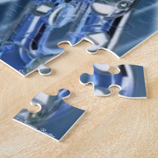 Blue Saxophone Puzzle (Seite)
