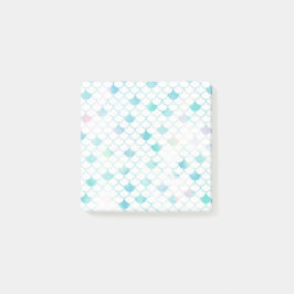 Blue Scales Post-It Notes Klebezettel