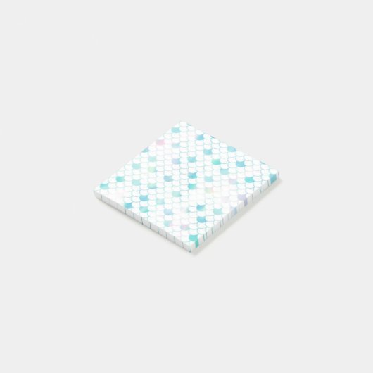 Blue Scales Post-It Notes Klebezettel (angewinkelt)