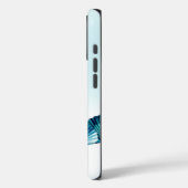 Blue Scallop Border Case-Mate iPhone Hülle (Rückseite / Links)