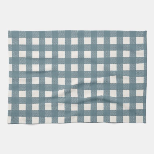 Blue Schachbrett Disc Handtuch (Horizontal)