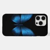Blue Schmetterling Phone Case iPhone Hülle (Rückseite (Horizontal))