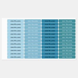 Blue School Clothing Kids' Labels Etiketten