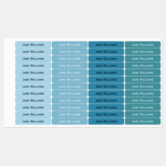 Blue School Clothing Kids' Labels Etiketten