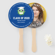 Blue School Colors, 2020 Personalisierter Abschlus