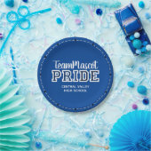 Blue School Pride Mascot Name Paper Teller (Party)