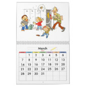 Blue School Year Calendar for Kids Kalender (Mär 2027)
