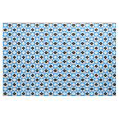 Blue Schwarz-weiß Geometric Rhombus Diamond Stoff (Yard (91,4 cm))