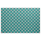 Blue Schwarz-weiß Geometric Rhombus Diamond Stoff (Yard (91,4 cm))