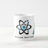 Blue Science Materie Design Tasse (Mittel)