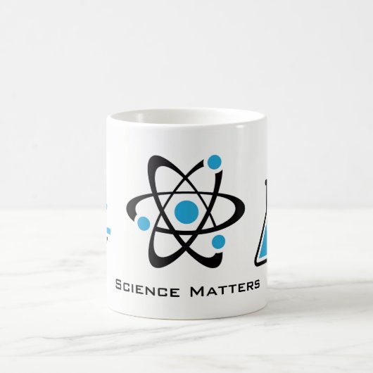 Blue Science Materie Design Tasse (Mittel)