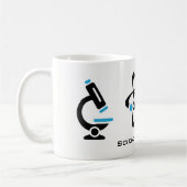 Blue Science Materie Design Tasse (Links)