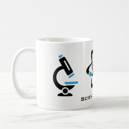 Blue Science Materie Design Tasse