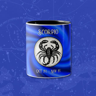 Blue Scorpio Tasse