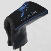 Blue Scorpion Golf Head Cover Headcover (3/4 Vorderseite)