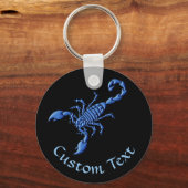 Blue Scorpion Schlüsselanhänger (Vorderseite)