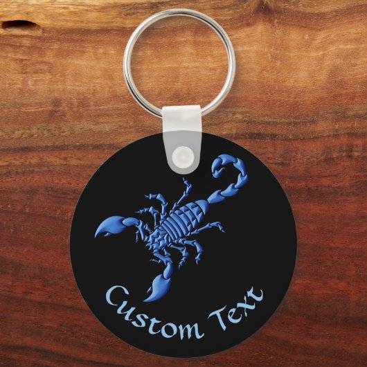 Blue Scorpion Schlüsselanhänger (Vorderseite)