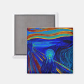 Blue Scream Magnet (Vorderseite/Rückseite)