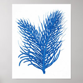 "Blue Sea Corcoral Print # 8 Wohngestaltungen Post Poster