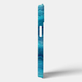 Blue Sea Green Agate Texture Case-Mate iPhone Hülle (Rückseite / Rechts)