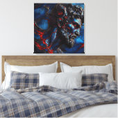 Blue Sea Guardian - KI am Arbeitsplatz Leinwanddruck (Insitu (Schlafzimmer))